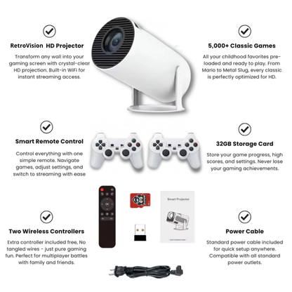 RetroVision™ Game Proyector